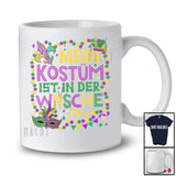 Mein Kostum Ist In Der Wasche; Amazing Mardi Gras Mask Beads; German Parades Family T-Shirt