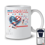 Memorial Day, Proud Teacher Patriotic Group, American Flag Teacher Tools Heart Shape T-Shirt