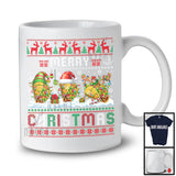 Merry Christmas, Awesome Christmas Sweater Santa ELF Reindeer Tacos, X-mas Food Lover T-Shirt