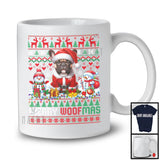 Merry Woofmas, Lovely Christmas Sweater Santa French Bulldog Owner Lover, Snowman Family T-Shirt