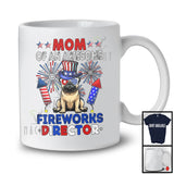 Mom Of An Awesome Fireworks Director, Lovely 4th Of July Pug, Fireworks Patriotic T-Shirt