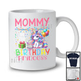 Mommy Of The Birthday Princess, Joyful Birthday Party Celebration Unicorn Lover, Family Group T-Shirt