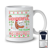 Most Wonderful Time Of The Year; Amusing Christmas Sweater Santa Sausage; Food Family T-Shirt