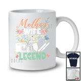 Mother Wife Principal Legend, Floral Mother's Day Principal Group, Matching Mom Family T-Shirt