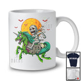 Mummy Riding Zombie Unicorn; Creepy Halloween Costume Moon Mummy; Matching Group T-Shirt