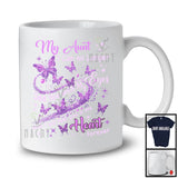 My Aunt Feel You In My Heart; Lovely Butterfly Memory; Matching Memorial Family Group T-Shirt