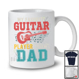 My Favorite Guitar Player Calls Me Dad, Awesome Father's Day Vintage, Musical Instruments T-Shirt