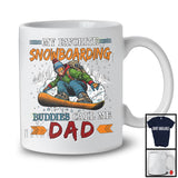 My Favorite Snowboarding Buddies Call Me Dad, Joyful Father's Day Snowboarding, Family T-Shirt