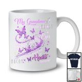 My Grandma Feel You In My Heart; Lovely Butterfly Memory; Matching Memorial Family Group T-Shirt