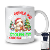 My Guinea Pig Stolen My Christmas Sweater; Merry X-mas Tree Snowing; Santa Animal T-Shirt
