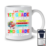 My Last Day 1st Grade 7 Years Old, Colorful Last Day School Summer Vacation, Student Group T-Shirt