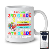 My Last Day 3rd Grade 7 Years Old, Colorful Last Day School Summer Vacation, Student Group T-Shirt