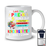My Last Day Pre-K 5 Years Old, Colorful Last Day School Summer Vacation, Student Group T-Shirt