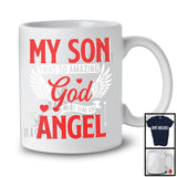 My Son Was So Amazing God Made Him An Angel, Awesome Father's Day Wings Memories, Family T-Shirt