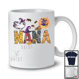 Nana, Creepy Halloween Costume Witch Boo Ghost Lover, Pumpkin Matching Family Group T-Shirt