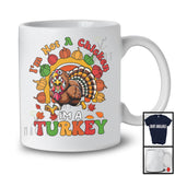 Not A Chicken I'm A Turkey; Sarcastic Thanksgiving Turkey Cosplay Farm Animal; Family Group T-Shirt