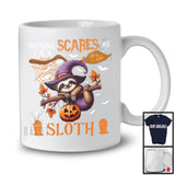 Nothing Scares Me I'm A Sloth, Lovely Halloween Sloth Witch, Matching Wild Animal Lover T-Shirt