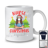 Nurse Christmas Squad; Proud X-mas Tree Snowing Santa Nurse Nursing Lover; Family Group T-Shirt