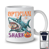 Optician Shark, Scary Halloween Costume Pumpkin Zombie Shark, Proud Careers Group T-Shirt