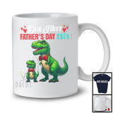 Our First Father's Day 2024, Adorable Father's Day Daddy Baby T-Rex Lover, Dad Family T-Shirt