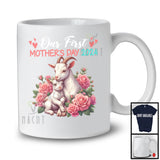 Our First Mother's Day 2024, Adorable Mother's Day Mommy Baby Goat Lover, Flowers Family T-Shirt