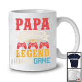 Papa Is My Name Becoming A Legend Is My Game, Joyful Father's Day Gamer, Gaming Family T-Shirt