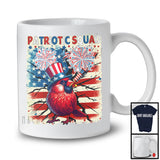Patriotic Squad, Lovely 4th Of July American Flag Cardinal Bird Lover, Firecrackers Patriotic Group T-Shirt