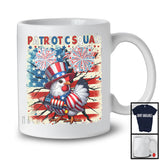 Patriotic Squad, Lovely 4th Of July American Flag Chicken Lover, Firecrackers Patriotic Group T-Shirt