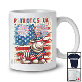 Patriotic Squad, Lovely 4th Of July American Flag Sheep Lover, Firecrackers Patriotic Group T-Shirt