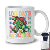 Personalized 100 Days Of School; Lovely 100th Day Custom Name T-Rex Schoolbag; Students T-Shirt