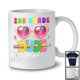 Personalized 2nd Grade Dude; Happy Back To School Sunglasses Custom Name; Girls Students T-Shirt