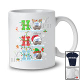 Personalized 3Ho Petanque; Joyful Christmas Santa Petanque Custom Name Player; Snow Family T-Shirt