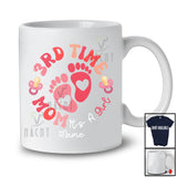 Personalized 3rd Time Mom It's A Girl; Happy Pregnancy Mother's Day; Custom Name Family T-Shirt