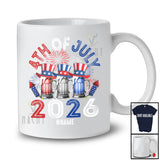 Personalized 4th of July 2026; Awesome Custom Name Patriotic Beer Drinking; Drunker Family T-Shirt