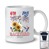 Personalized 4th of July Backyard; Lovely Custom Name Goose Farmer Patriotic; Farm Animal T-Shirt