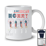 Personalized All American Mommy, Awesome 4th Of July Patriotic Fireworks, Custom Name Family T-Shirt
