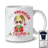 Personalized All American Trump; Merry Christmas Custom Name Elf Trump Back 2024; Family T-Shirt
