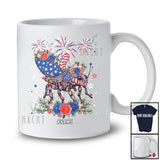 Personalized American Flag Cricket Flowers; Lovely 4th Of July Insect; Custom Name Patriotic T-Shirt