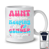 Personalized Aunt Is My Name; Lovely Gender Reveal Mother's Day Custom Name Family T-Shirt