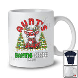 Personalized Aunt's Baking Crew; Wonderful Christmas Red Plaid Reindeer; Custom Name Family T-Shirt