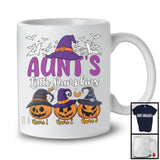 Personalized Aunt's Little Pumpkins; Scary Halloween Custom Name Witch; Family Group T-Shirt