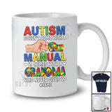 Personalized Autism It Comes With A Grandma; Lovely Autism Puzzle Hands; Custom Name Family T-Shirt