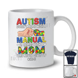 Personalized Autism It Comes With A Mom; Lovely Autism Puzzle Hands; Custom Name Family T-Shirt