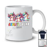 Personalized Axolotl Squad; Joyful Birthday Three Axolotl Dabbing Sunglasses; Custom Name Family T-Shirt