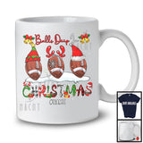 Personalized Balls Deep In Christmas; Joyful Three Football Ornaments; Custom Name Sport Player T-Shirt