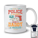 Personalized Being Police Is An Honor Daddy; Proud Father's Day Custom Name Police; Family T-Shirt