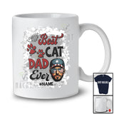 Personalized Best Cat Dad; Amusing Father's Day Custom Name Cat Owner; Men Family Group T-Shirt