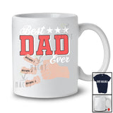 Personalized Best Dad Ever; Joyful Father's Day Custom Name Son Daughter Hands T-Shirt