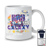 Personalized Best Dad In Galaxy; Lovely Father's Day Birthday Custom Name Dad Family T-Shirt