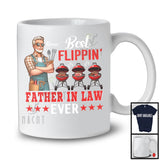 Personalized Best Flippin' Father in law, Happy Father's Day Grill BBQ Father in law Custom Name, Family T-Shirt